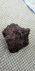 御嶽山の噴石の写真